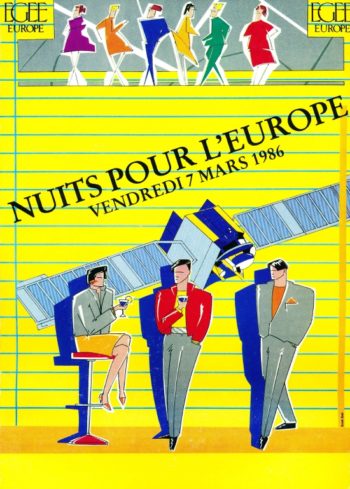 1986 Nuits de l'Europe Poster