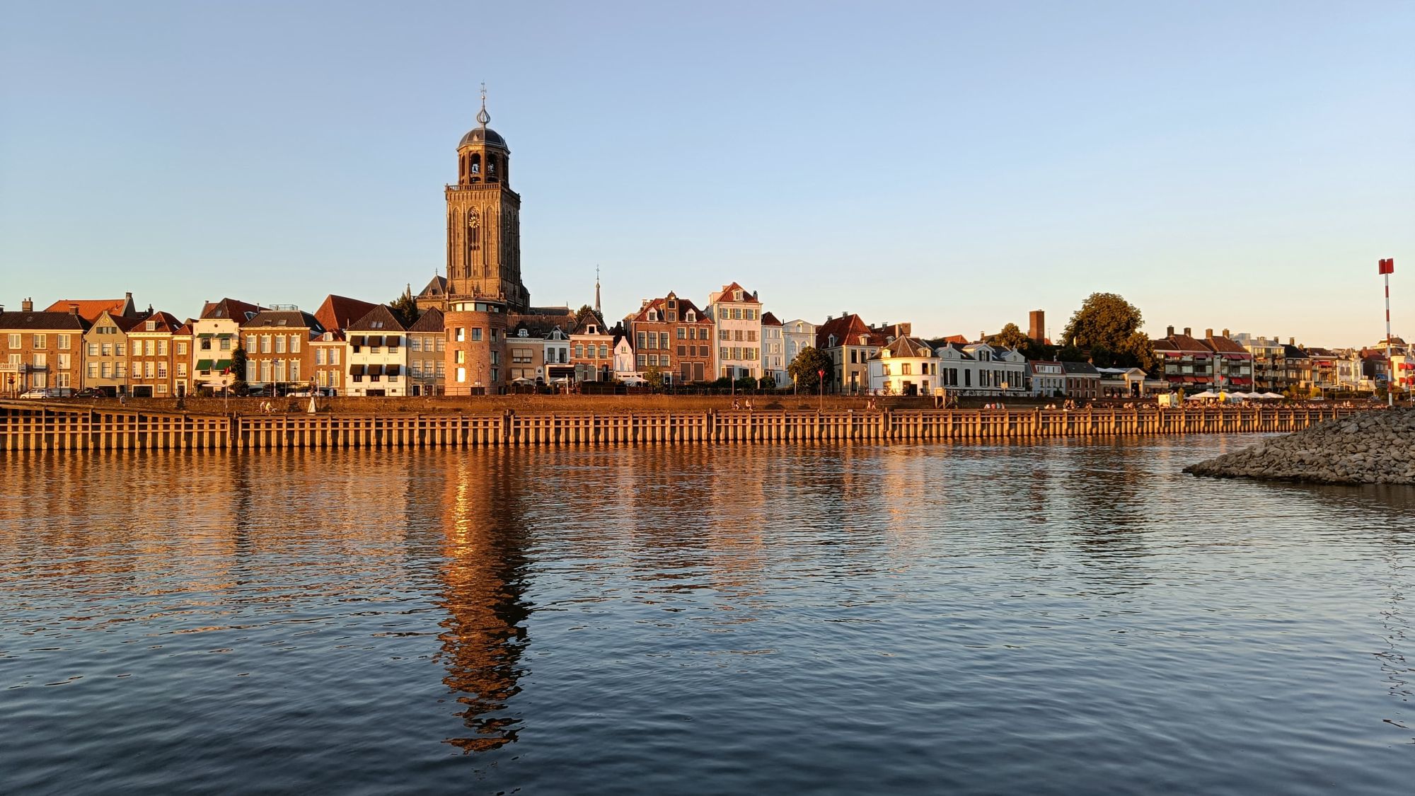 The beautiful skyline of Deventer.