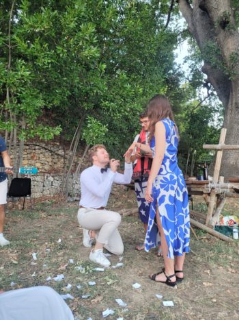 The wedding went out of control and was hilariously funny.