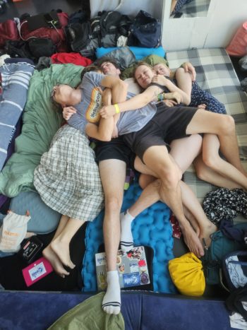 The participants had an awesome time.