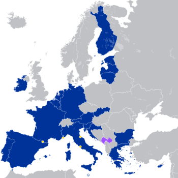 The Eurozone has now 21 countries.